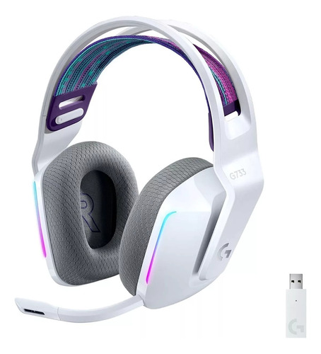 Auriculares Gamer Logitech G733 Inalámbricos Blanco Diginet