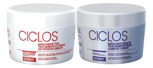 Kit Portier B-tox Violet 250g + Ciclos B-tox Mask 250g