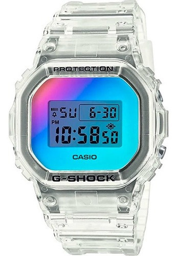 Relógio G-shock Dw-5600srs-7dr Iridescent Color Rainbow