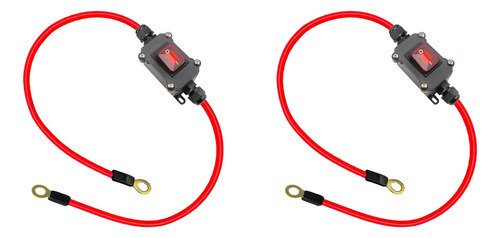 2 Cables En Línea Dc12v, Dc12-24 V, Dpst, Cableado De Doble