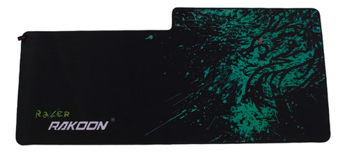 Mousepad Gamer Rakoon Xl 90x40cm Verde