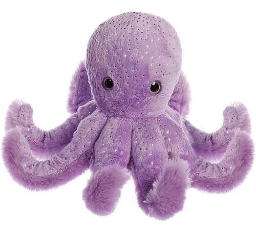 Peluche Pulpo Con Brillos Octavia Octopus Aurora 14,5cm Febo