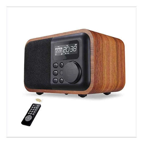 Radio Fm Retro Control Remoto Altavoz Bluetooth Subwoofer Tf