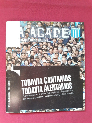 Revista La Acade N° 15 - Septiembre 2007 - Racing Central