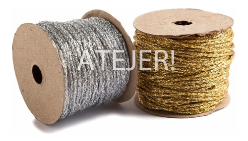 Imagen 2 de 2 de Cordón De Lurex Art 98 De 3mm X 50 Metros