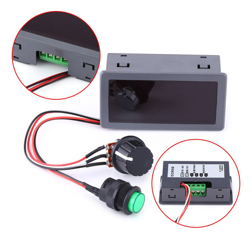 Controlador De Velocidad Del Motor Pwm Dc 6-30v Regulador De