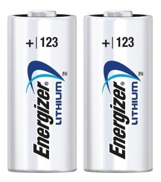 Pilas Baterías De Litio Energizer 123 2 Unidades