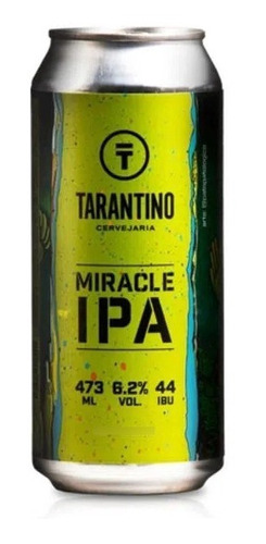 Cerveja Tarantino Miracle Ipa Lata 473ml