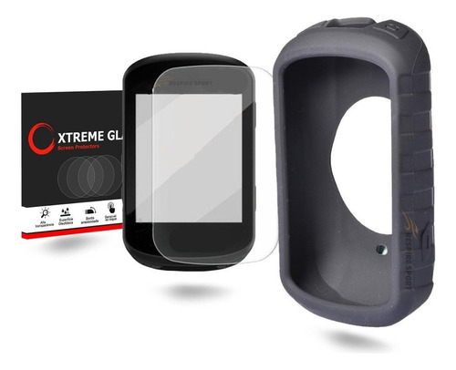 Kit  Capa Case Capinha +  Pelicula Para Garmin Edge 530 830