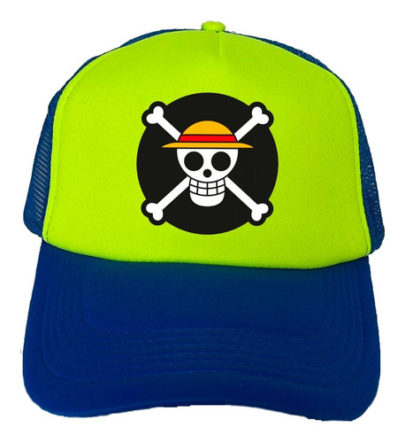 Gorra Jockey Logo One Piece Calavera 