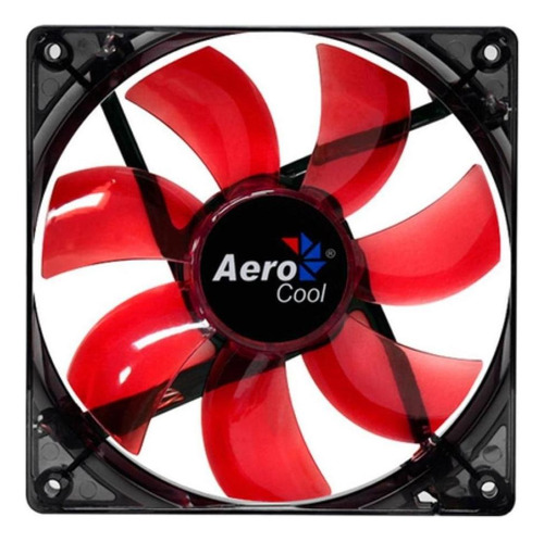 Aerocool EN51363 Cooler 120mm Lightning Red - Led Vermelho