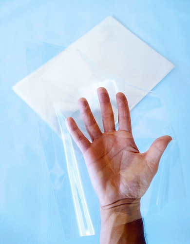 Saco Plástico Cristal Transparente Reforçado 60x90 Com 1kg