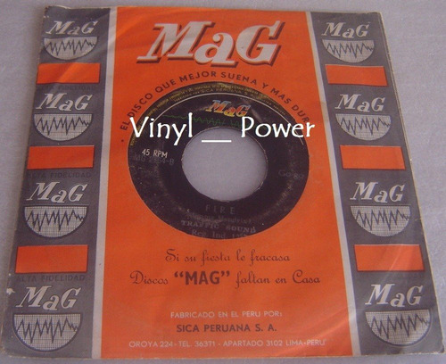 Imagen 2 de 2 de Traffic Sound Sky Pilot / Im So Glad De Colección Saicos Mag