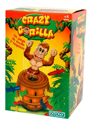 Crazy Gorila Juego De Mesa Ditoys Didáctico Original