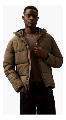 Chamarra Calvin Klein Puff Para Hombre Casual - Original