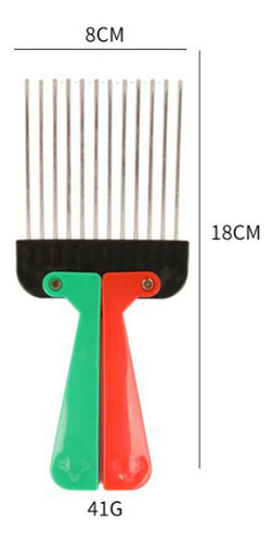 Cepillo De Dientes De Metal, Peine Afro Para Todo B Opción4