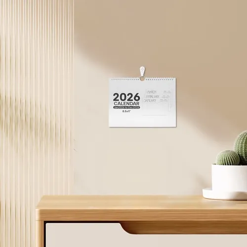 Calendario De Pared 2026: Planificador Mensual Ene-dic | Cuotas sin interés