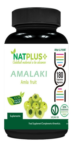 Amalaki (amla Fruit) 180 Cápsulas De 450mg