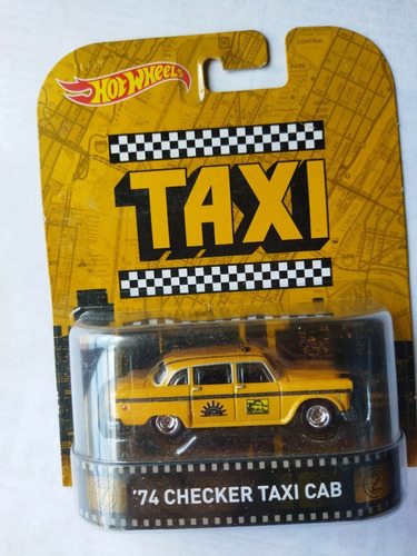 Hot Wheels Retro 74 Checker Taxi Cab Rt0
