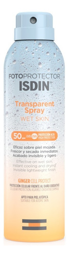Isdin Fotoprotector Transparent  Wet Skin Spf 50+, 250ml