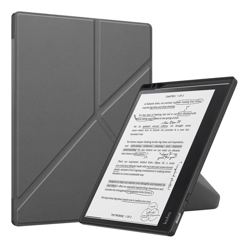 Funda Inteligente Gris Para Tablet Kobo Elipsa 2e