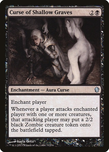 Magic Curse Of Shallow Graves Commander 2013