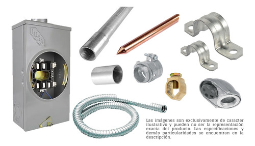 Kit Acometida Trifasico Básico Industrial 220v Cfe