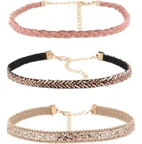 Comprar Gargantilla Collares, Collares Ajustables, Collar Con Cuero