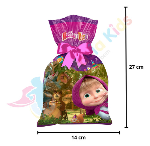 24 bolsas de recuerdo sorpresa de Masha y el oso