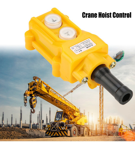 Grúa De Elevación Interruptor Pulsador Cob-61 Impermeable Gr