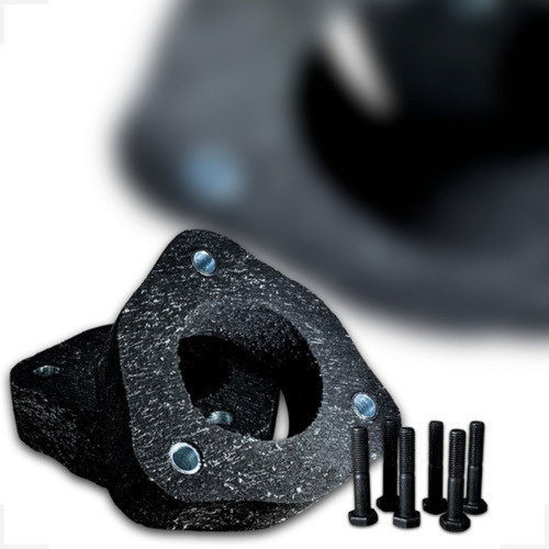 Kit Calço De Mola Dianteiro 4cm + Bieleta Adapt. Fiat Toro