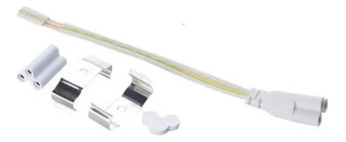 Tubo Led T5 Batten Con Base Empavonado 9w 60cms