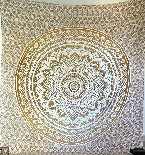 Tapestry Mandala Hippie Azul Turquesa