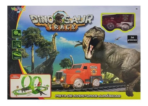 Pista Aventuras Jurasicas Dino Track 36pzs