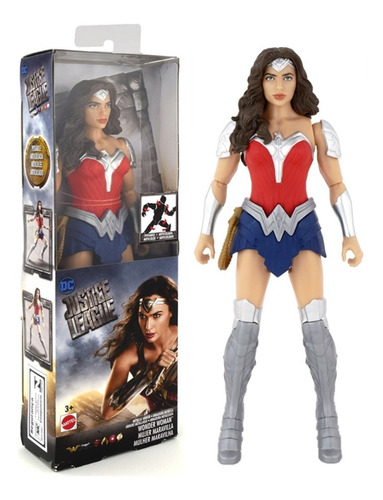 Wonder Woman Armadura Metálica Figura Justice League Movie 