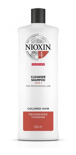 Shampoo Nioxin System Nº4 1 Lt