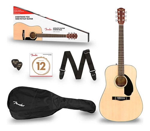 Guitarra Acustica Cd60s-v2 Natural Tapa Sólida Funda