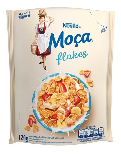 Cereal Matinal Nestlé Moça Flakes Leite Condensado 120g