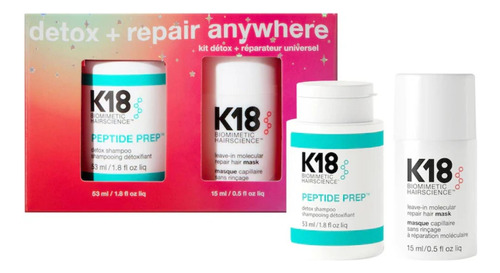 Duo Set Detox + Repair K18 Biomimetic Hairscience