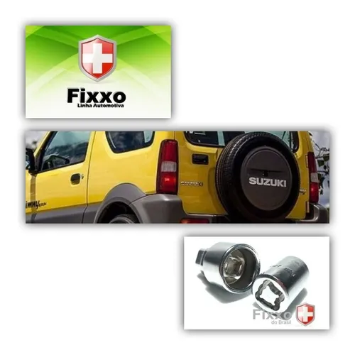 comprar Trava Antifurto Roda Estepe Suzuki Jimny 1x2 Fixxo Premium