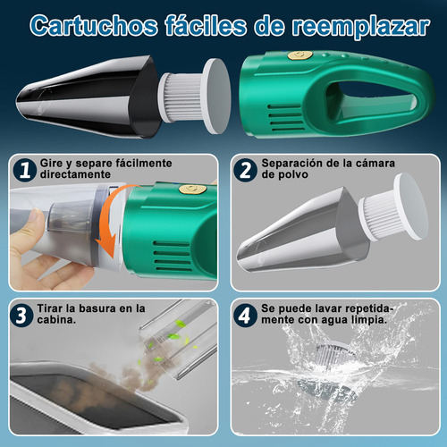 Yy Aspiradora Portátil Inalámbrico De Mano Para Hogar Para