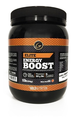 Suplemento Gold Nutrition Elite Energy Boost 1lb Oferta