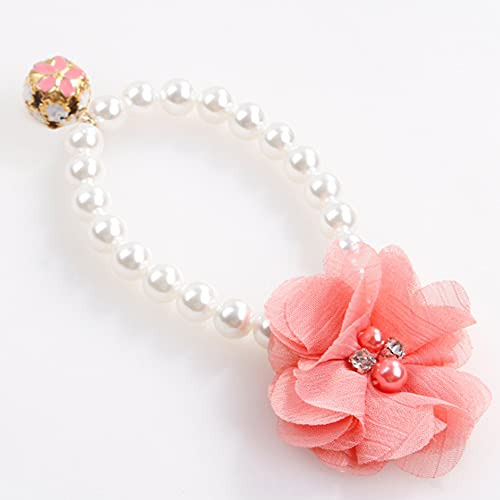 Collar De Perlas Rayminsino Para Mascotas, Cuello Elástico C