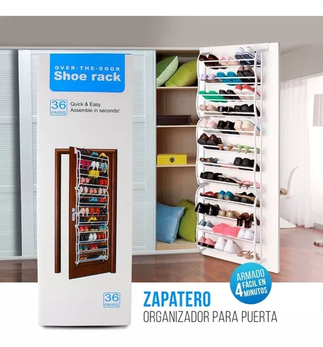 Zapatero Organizador Zapatos Colgante 36 Pares Estanteria Detras