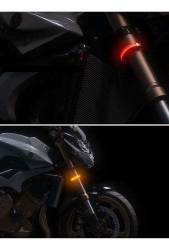 Imagen 3 de 10 de 2 Luces Auxiliares Led Moto Universales Direccionales Barras