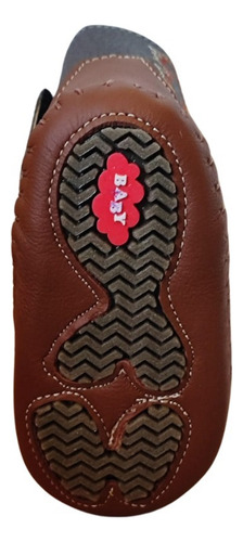 Botita Zapatos Tenis Bebé Niño Piel Primeros Pasos Caballo