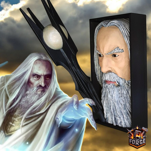 Sujeta Libros Book Nook - Saruman - El Señor De Los Anillos Saruman