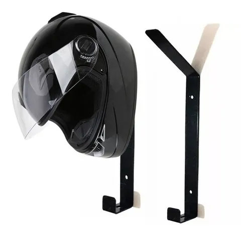 Soporte para casco de motocicleta para colgar en la pared, casco de  motocicleta