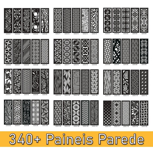 340 Painel De Parede Vetor Cnc Laser Router Plasma Download