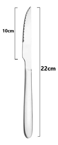 Pack X12 Cuchillos De Mesa Acero Inoxidable Cuchillo Cocina